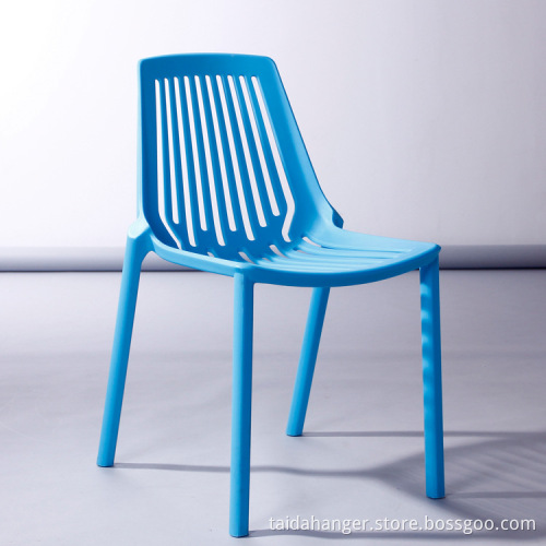 2016 New Model High Quality Full Injection Molded Colorful PP Pierced Leisure Chair For Meeting Room